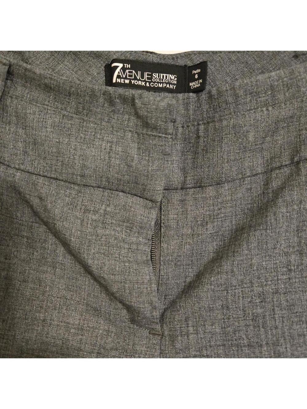 NY Collection Women's Grey Trousers